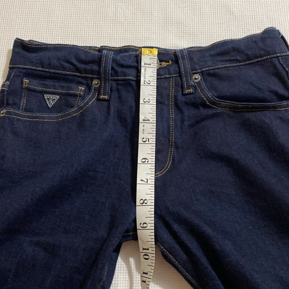 Guess Jeans Los Angeles Lincoln Slim Straight Stretch Denim Blue Jeans W30 x L32 - Picture 9 of 12